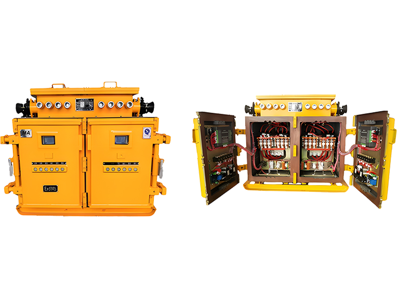 煤礦鳳機用隔爆兼本質(zhì)安全型雙電源真空電磁起動器QJZ-2X120（80）/1140（660）SF